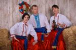 Boys of the ensemble. From left to right: Ilya Rzhishev, Gennadiy Petrenko and Vladislav Pyrogov